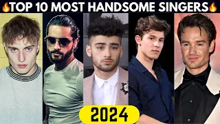 TOP 10 MOST HANDSOME EUROPEAN SINGERS 🔥(2024)