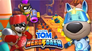 Talking Tom Hero Dash | Rabbit Ben | FHD Full Screen Walkthrough Gameplay