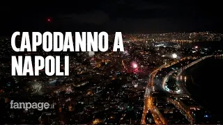 Capodanno 2021, Napoli vista dal drone: fuochi d'artificio per oltre mezz'ora per salutare il 2020