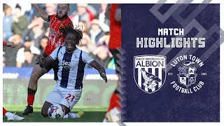 West Bromwich Albion v Luton Town highlights