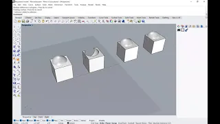 How to Use Boolean Operations in Rhino to Build 3D Objects