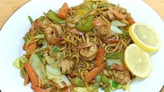 PANCIT CANTON with Shrimp recipe | how to cook PANCIT GUISADO