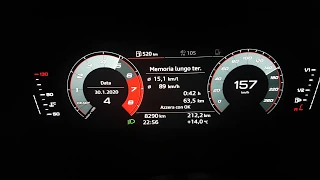 2019 Audi A1 30 TFSI  0-160 km/h acceleration