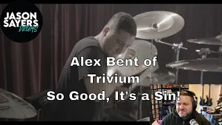 Drummer reacts to Alex Bent - The Sin and the Sentence (Trivium)