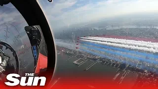 Fly with the Red Arrows in NYC | Pilot cam