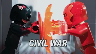 Lego Captain America vs Iron Man | Stop Motion Animation