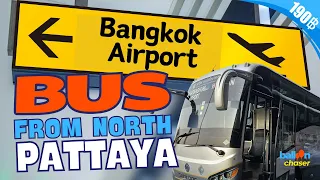 190฿ BUS NORTH PATTAYA TO ✈️ SUVARNABHUMI AIRPORT - Bell travel review