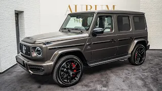 [2021] Mercedes Benz G63 AMG G manufaktur Monza grau magno Nappa platinweiß AURUM International [4K]