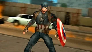 Captain America in GTA San Andreas Android..