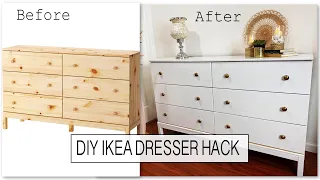DIY Ikea Dresser Hack | TARVA Dresser Makeover