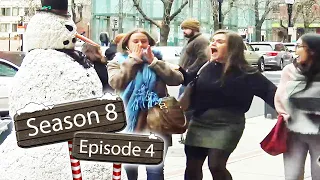 Scary Snowman Prank Invades Boston