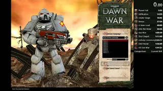 Dawn of War Complete Speedrun (Normal, Single Segment) in 1hr 39min 30sec. (Outdated)