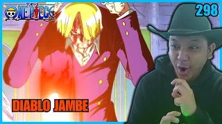 🔥 DIABLO JAMBE 🔥 | One Piece - Episode 298 | Reaction