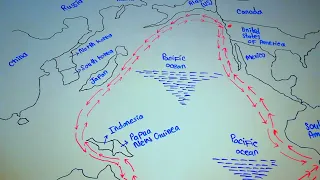 Pacific Ocean Trade Routes | Trade shipping routes through pacific Ocean || 5min Knowledge