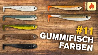 Gummifisch-Farben für Barsch, Zander, Hecht Angeln