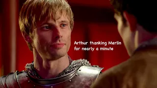 arthur thanking merlin for a minute straight