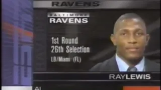 Baltimore Ravens Draft Ray Lewis 1996