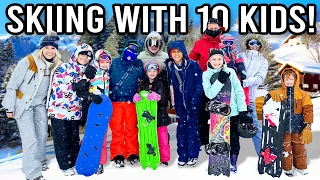 OUR FiRST SKI TRiP WiTH 10 KiDS!!