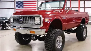 1972 Chevy k5 Blazer red