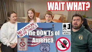 New Zealand Family Reacts to The DONT'S of Visiting AMERICA (When Are We Coming To The USA?)