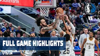 Dallas Mavericks Team Highlights vs. New Orleans Pelicans | 1/15/24