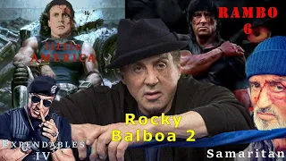 NEW Sylvester Stallone MOVIES in 2020s /Samaritan /Little America /Expendables 4/ Rocky 7 / Rambo 6
