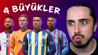 4 BÜYÜKLER EN İYİ FUTBOLCULARI TRANSFER ETSEYDİ NE OLURDU? // FIFA 22 KARİYER MODU