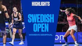 Women's Semifinal Highlights Salazar/Triay Vs González/Ortega Swedish Padel Open 2022