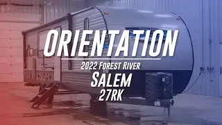 2022 Forest River Salem 27RK Orientation