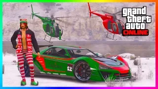 GTA Online - How To Get Snowfall EARLY in Free Mode Lobbies - Snow Weather Before Christmas DLC!
