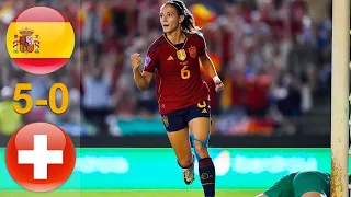 Spain vs Switzerland Women’s | Highlights | Women's Nations League 2023