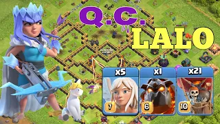 Queen Charge Lalo = Lava Loon Strategy! Th14 Legend League Attacks 2022 April! Clash of Clans