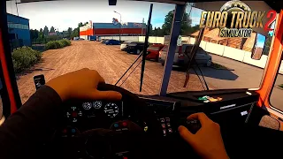 #EuroTruckSimulator2 : Ikarus 250 по ProMods & Rusmap #3монитора #TripleScreen #ThrustMasterT300