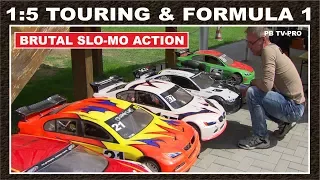 RC Formula 1 & Touring Car 1:5 Trophy / Super Slow Motion