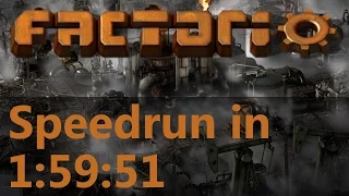 Factorio Speedrun in 1:59:51 by AntiElitz (any%) [0.12 World Record]