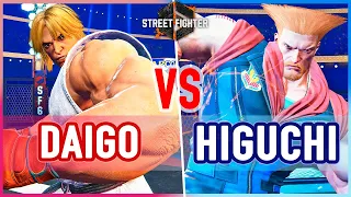 SF6 🔥 Daigo (Ken) vs Higuchi (Guile) 🔥 Street Fighter 6