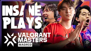Insane PLAYS | Valorant MASTERS Madrid | VCT 2024