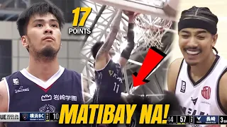 TUMI-TIBAY nasi Kai Sotto 17 Points! PISIKAL na mag laro si Kai vs Nagasaki Velca Full Highlights