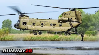 CHINOOK DROPPING A BOAT, HELOCASTING - did you SAW this before?