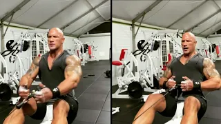 Dwayne Johnson late night work out | November 9, 2020