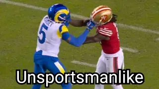 NFL Taunts & Unsportsmanlike Plays (2022)