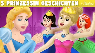 Die Prinzessin auf der Erbse + 5 Prinzessin Märchen | Märchen für Kinder | Gute Nacht Geschichte