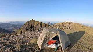 Camping at the Top of Snowdonia's Most Dangerous Ridge!!