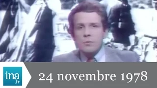 20h Antenne 2 du 24 novembre 1978 - Massacre de la secte du Temple du Peuple - Archive INA