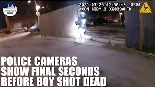 Chicago police released video showing the moment 13-year-old boy got shot