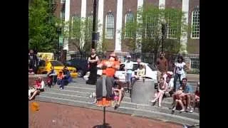 A boston street performer.