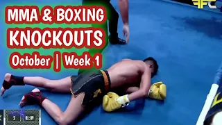 MMA & Boxing Knockouts | October 2022 Week 1