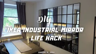 DIY - IKEA Industrial Mirror life hack