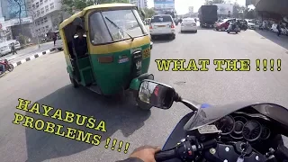 HAYABUSA Problems that nobody tells You !!! Hayabusa is FUN, but pain in TRAFFIC !!!