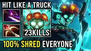 100% SHRED EVERYONE LIKE PAPER Brutal Heavy Crit Pierce the Veil Hit Like a Truck Muerta Dota 2